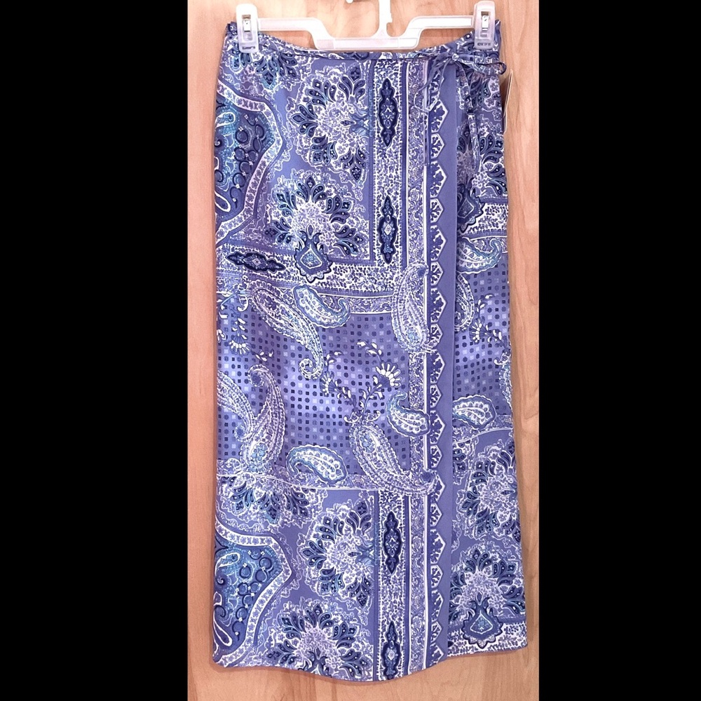 Emma James Maxi Faux Wrap Skirt - NWT